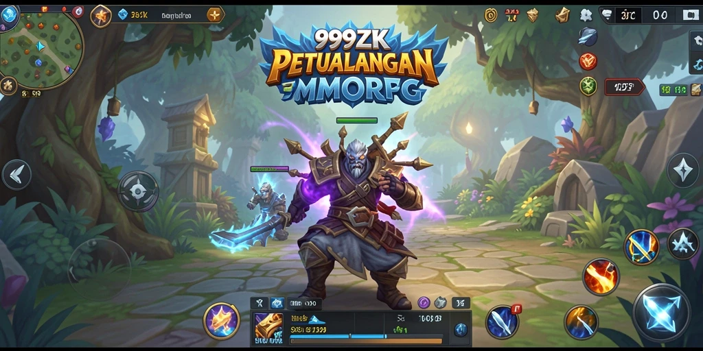 Gameplay seru 999ZK dengan aksi pertarungan yang menakjubkan.
