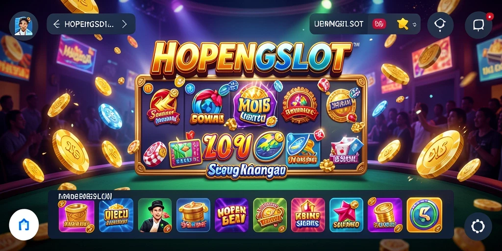 Screenshot HOPENGSLOT menampilkan gameplay seru dan memenangkan jackpot.