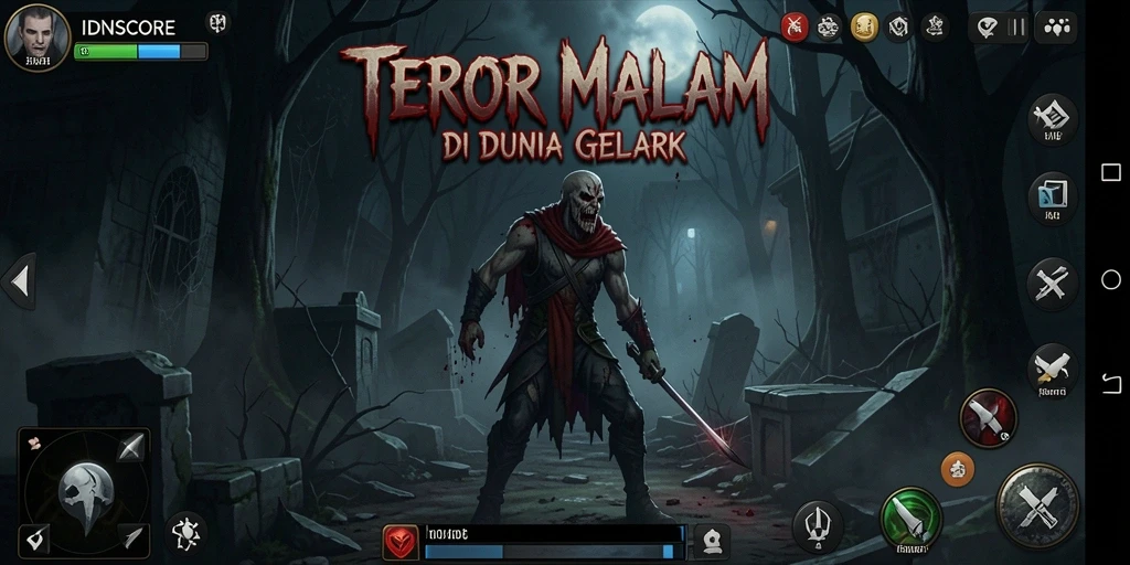 Tangkapan layar gameplay menegangkan dari IDNSCORE.