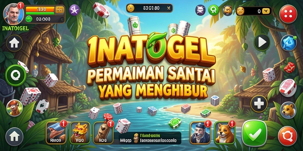Tampilan gameplay INATOGEL yang seru dan penuh warna.