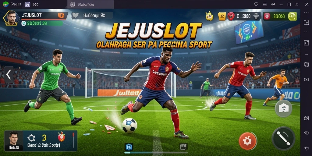 Screenshot gameplay <strong>JEJUSLOT</strong> menampilkan aksi seru dalam olahraga.
