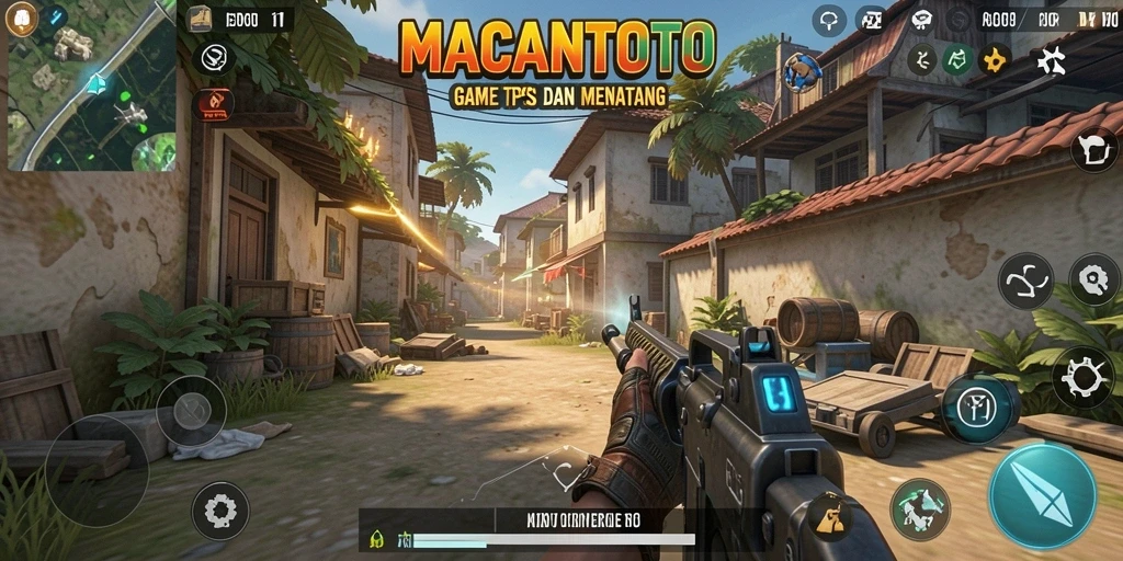 Gameplay seru dalam MACANTOTO dengan aksi TPS yang intens.