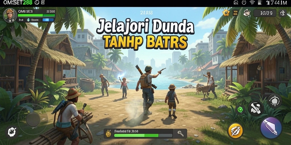 Screenshot gameplay OMSET288 yang menunjukkan eksplorasi dalam dunia Open World.