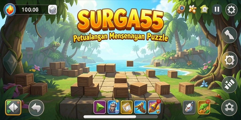 Tampilan gameplay SURGA55 yang menarik dan penuh tantangan.